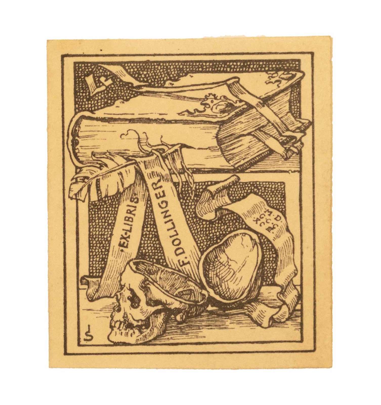 Ex-libris de F.Dollinger. 