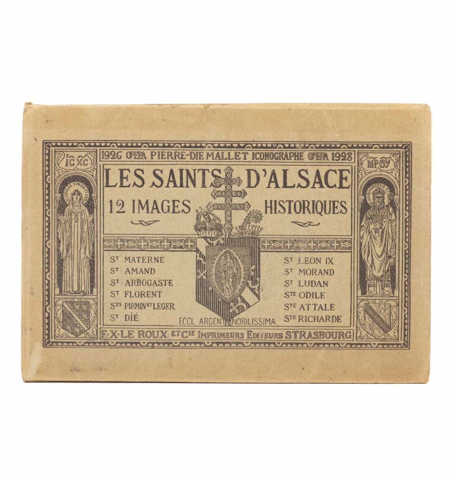 Les Saints d'Alsace. 12 images historiques. 
