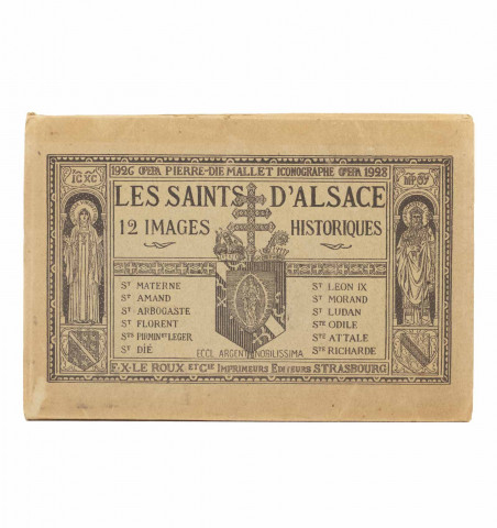 Les Saints d'Alsace. 12 images historiques. 