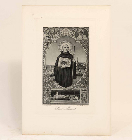 Les Saints d'Alsace. 12 images historiques. 