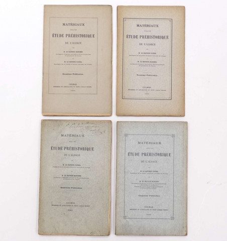 Matériaux pour une étude préhistorique de l'Alsace...