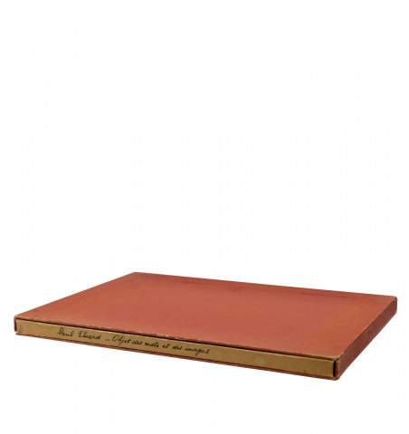 Objets des ots et des images. 17 poèmes de Paul Eluard illustrés de lithographies en couleurs par Engel-Pak.