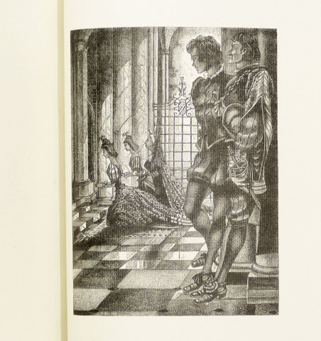 Les âmes du Purgatoire, la Dame de Pique, le Hussard, Djoumane. Illustrations de Robert Beltz