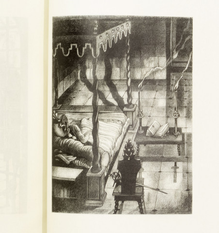 Les âmes du Purgatoire, la Dame de Pique, le Hussard, Djoumane. Illustrations de Robert Beltz
