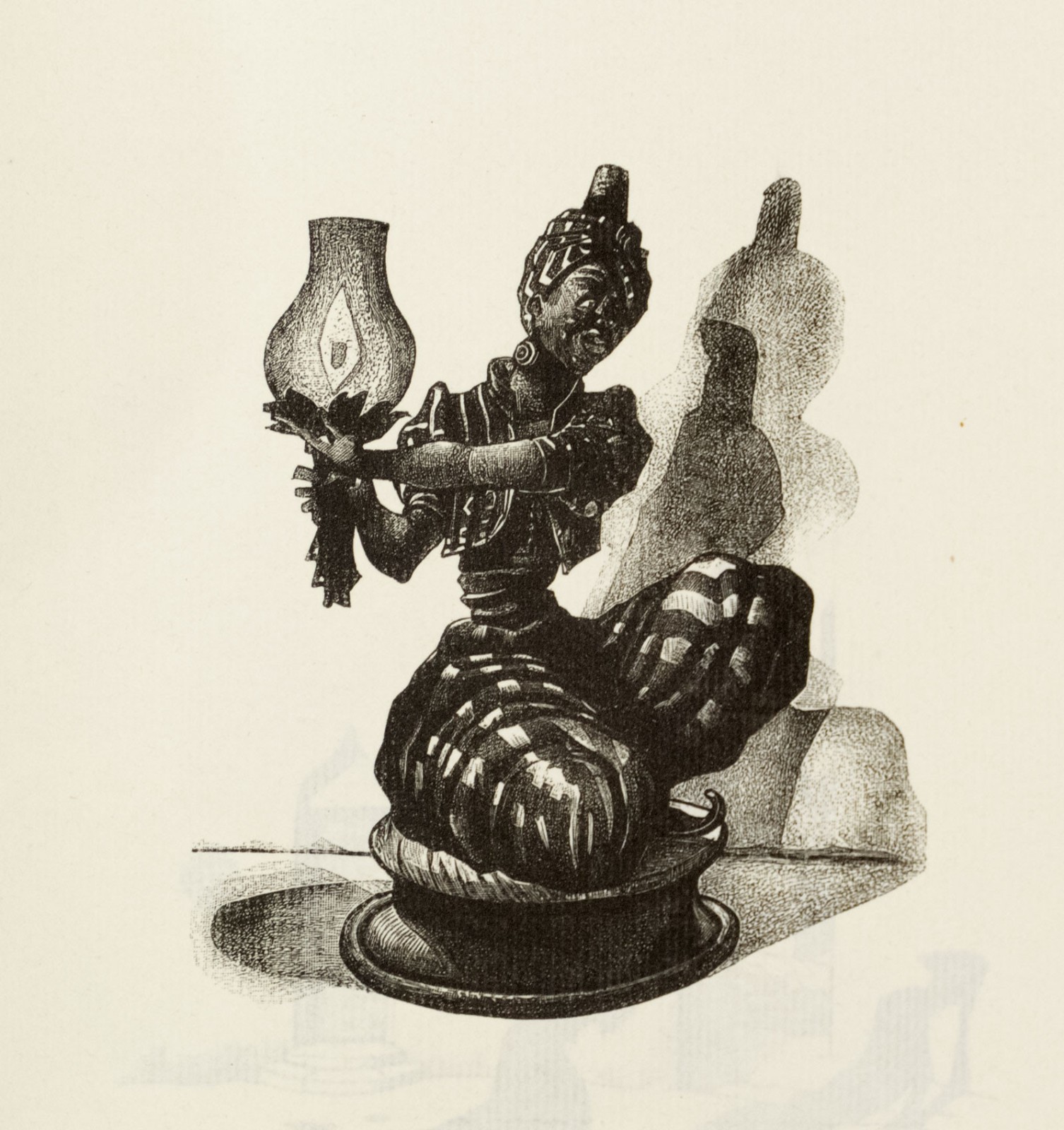 Les âmes du Purgatoire, la Dame de Pique, le Hussard, Djoumane. Illustrations de Robert Beltz