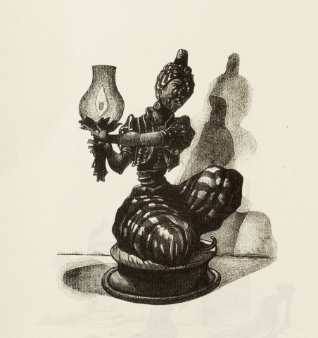 Les âmes du Purgatoire, la Dame de Pique, le Hussard, Djoumane. Illustrations de Robert Beltz