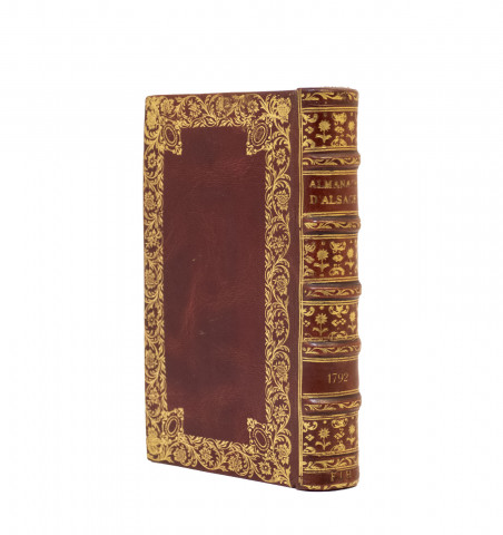 Almanach d'Alsace - Ensemble de 4 Almanachs 1782, 1783, 1788 et 1792.