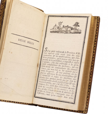 Almanach d'Alsace - Ensemble de 4 Almanachs 1782, 1783, 1788 et 1792.