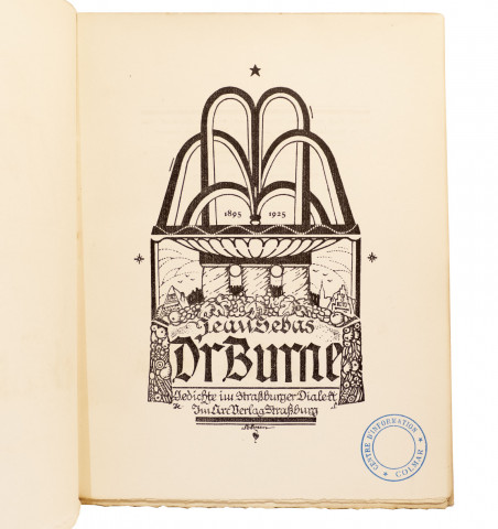 D'r Burne. Gedichte im Strassburger Dialekt. Illustrations d'Henri Solveen.
