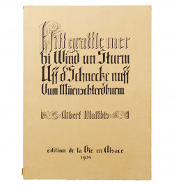 Hitt grattle mer bi Wind un Sturm Uff d'Schnecke nuff Uum Müenschterdhurm.