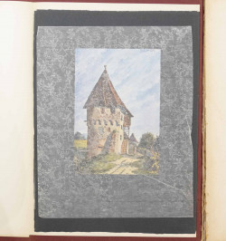 Tours et portes d'Alsace. 12 aquarelles par J.-Jacques Waltz. Préface par Joseph Fleurent.