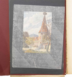 Tours et portes d'Alsace. 12 aquarelles par J.-Jacques Waltz. Préface par Joseph Fleurent.