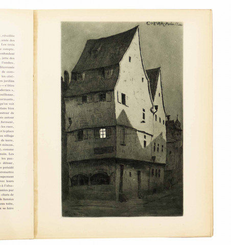 Colmar en France. Cent-dix aquarelles, eaux fortes et dessins par Hansi.