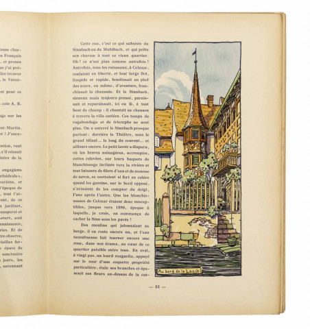Colmar en France. Cent-dix aquarelles, eaux fortes et dessins par Hansi.