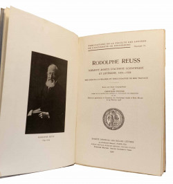 Rodolphe Reuss. Soixante années d'activité scientifique et littéraire, 1864-1924...