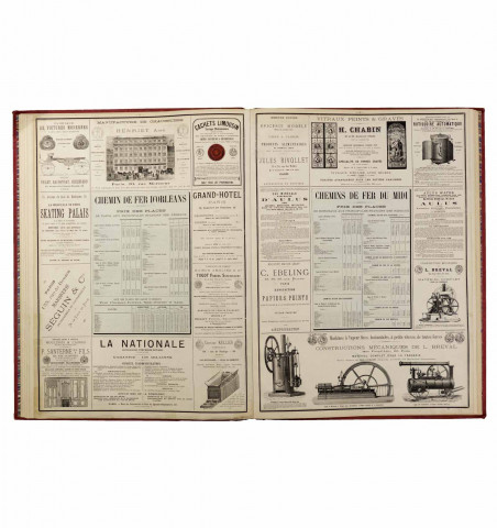 Guide géographique des chemins de fer et des services maritimes français et étrangers.