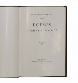 Poèmes d'Orient et d'Alsace.