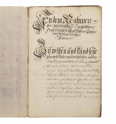 Deux documents notariés strasbourgeois.