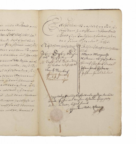 Deux documents notariés strasbourgeois.