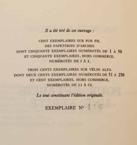 Pour rétablir une vérité.