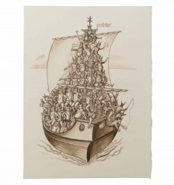 Das Narrenschiff. Illustrations de Robert Beltz. Bois gravé par Théo Schmied...