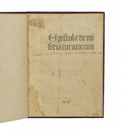 Epistola de miseria curatorum seu plebanorum.
