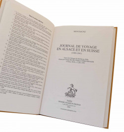 Journal de voyage en Alsace et en Suisse (1580-1581)...