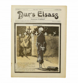 Dur’s Elsass. Humoristisch – Satirisch Wucheblättle. Redaktion H. Zislin. Décembre 1907. N°13.