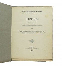 Recueil intitulé : Projet - Percement des Vosges par Munster.