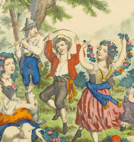 Les 4 saisons. Lithographies originales de Camille Burckardt.