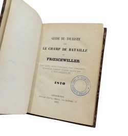 Guide du touriste sur le champ de bataille de Frœschwiller...