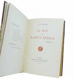 Le dit de Sainte Odile.