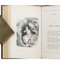 Fables et poésies choisies. Traduites en vers français et précédées d'une notice biographique par Paul Lehr.
