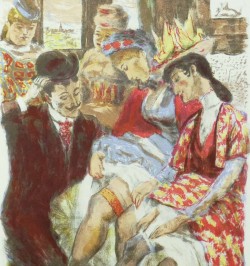La Maison Tellier. Lithographies originales de Berthommé Saint André.