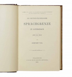 Beiträge zur Landes und Volkeskunde von Elsass-Lothringen und den Angrenzenden Gebieten.