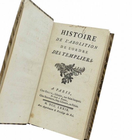Histoire de l’abolition de l’ordre des Templiers.