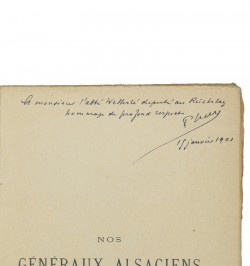 Nos généraux alsaciens. Esquisses biographiques.