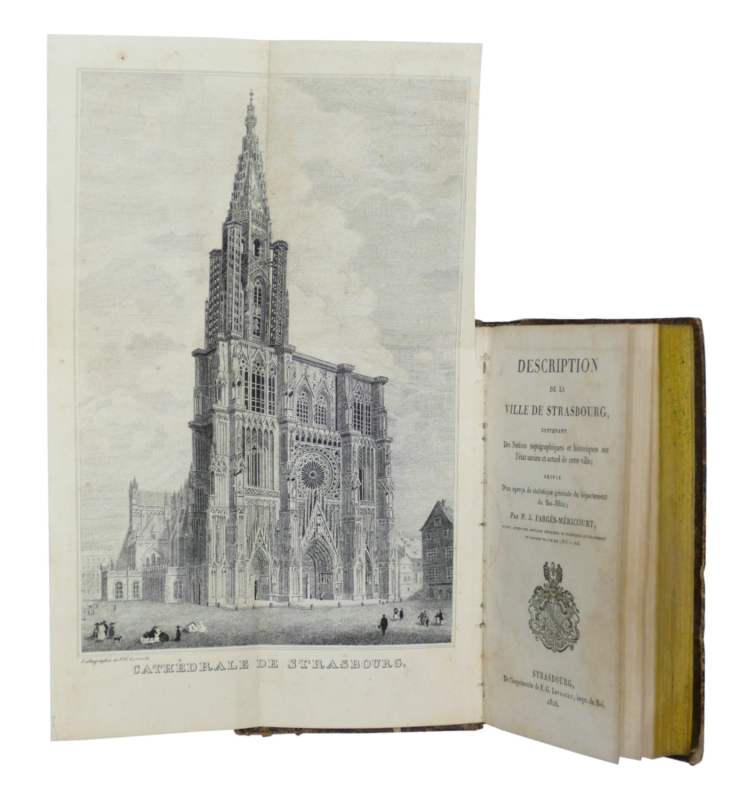 Description de la ville de Strasbourg,