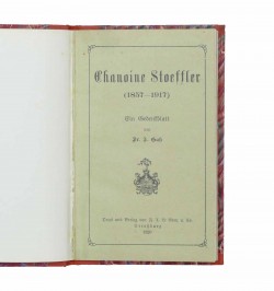 Chanoine Stoeffler (1857-1917) ein Redenkblatt.