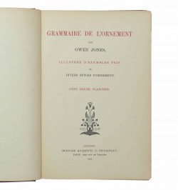 Grammaire de l'ornement.