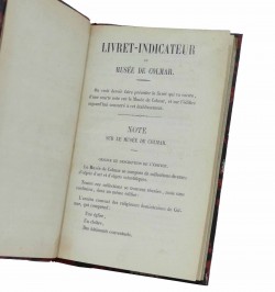 Livret-indicateur du Musée de Colmar.