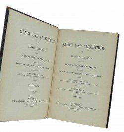 Kunst und Alterthum in Elsass-Lothringen. Beschreibende statistik.