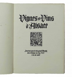 Vignes et Vins d'Alsace.