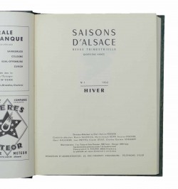 Saisons d'Alsace Année 1952. Réunion des 4 revues.