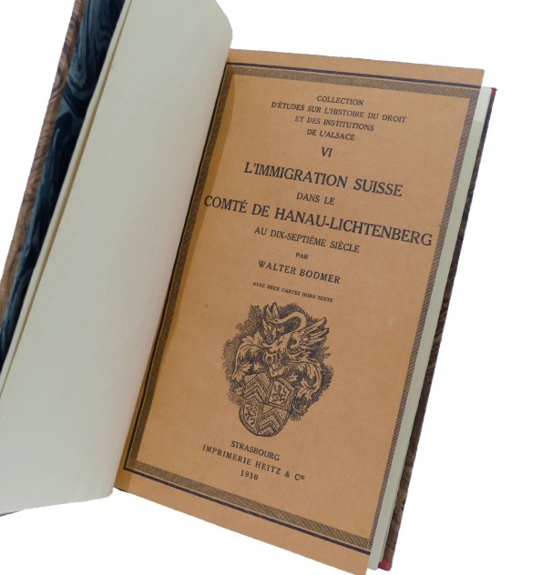 L'immigration suisse dans le comté de Hanau-Lichtenberg au dix-septième siècle. L'immigration suisse dans le comté de Hanau-Lichtenberg au dix-septième siècle.