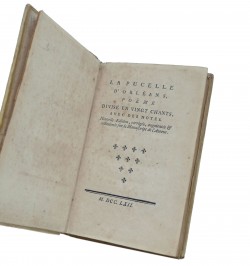 La pucelle d'Orléans, poëme divisé en vingt chants, avec des notes.