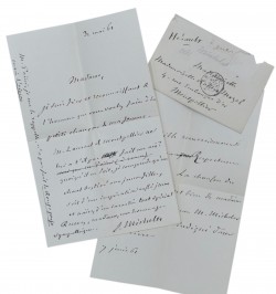 Autographe de Jules Michelet.
