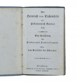 Wie Heinrich von Eichenfels zur Erkenntniss Gottes kam.