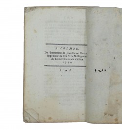 Humbles observations à nos seigneurs de la seconde chambre du conseil souverain d'Alsace,...