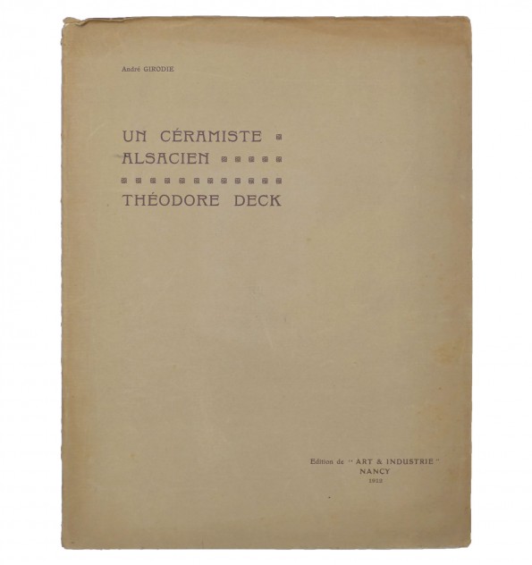 Un céramiste alsacien Théodore Deck. Un céramiste alsacien Théodore Deck.